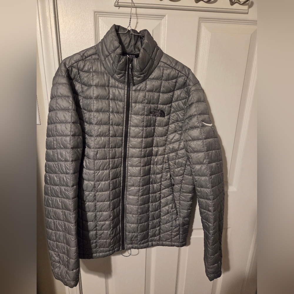 The North Face Gray Quilted Jacket